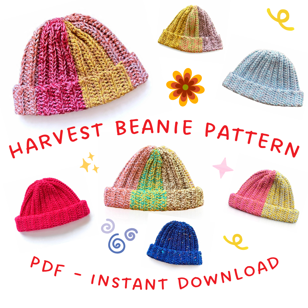 harvest beanie crochet pattern