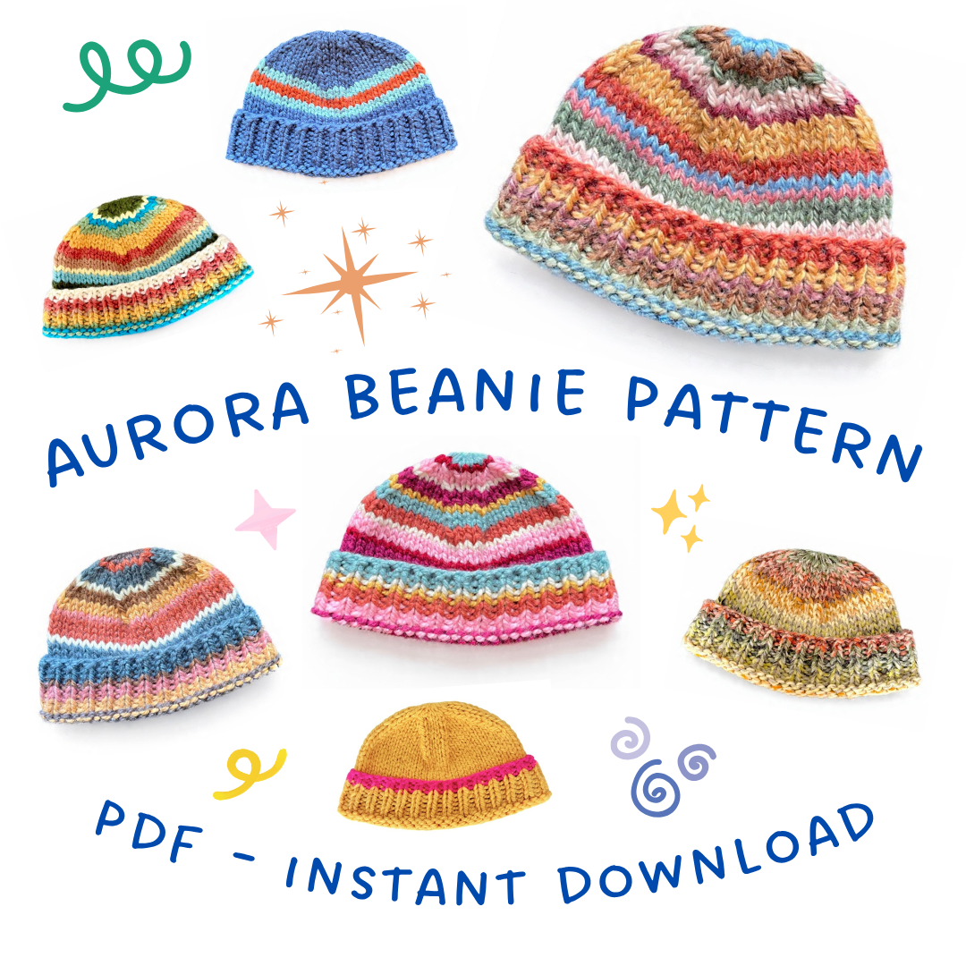 aurora beanie knitting pattern