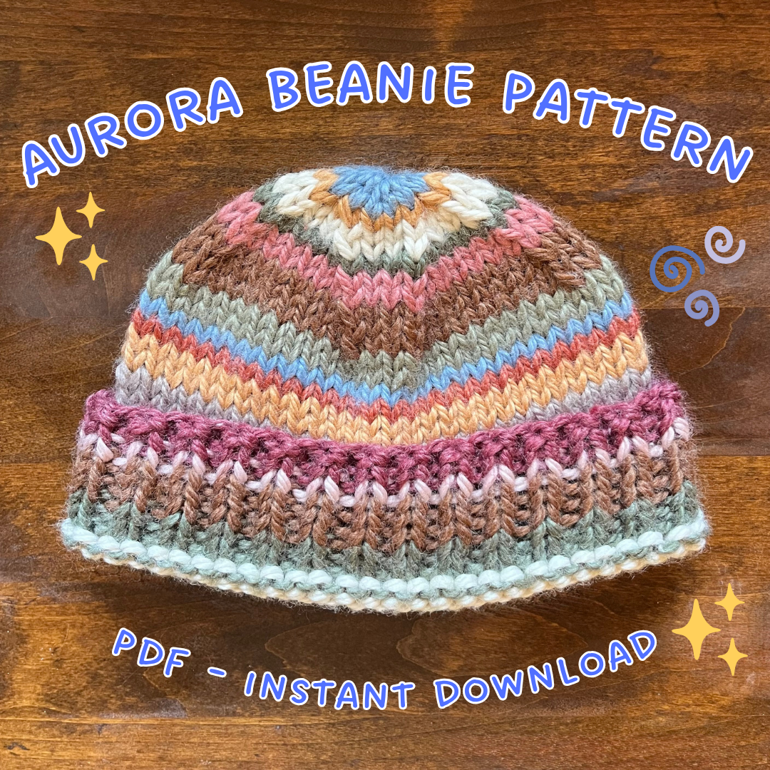 aurora beanie knitting pattern