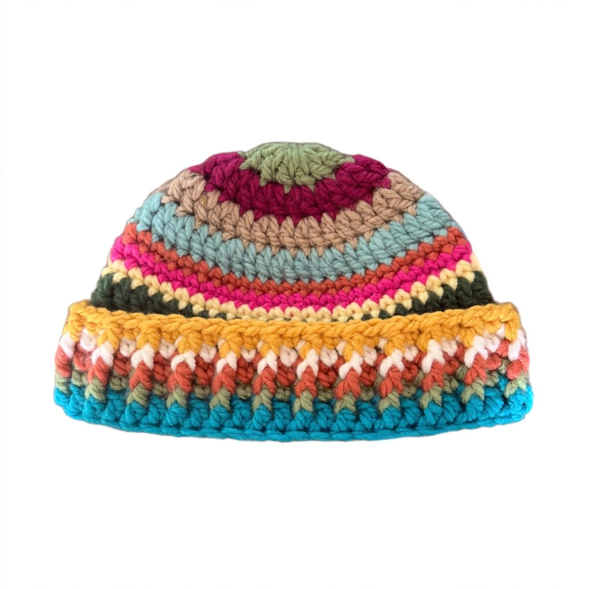 wave beanie crochet pattern