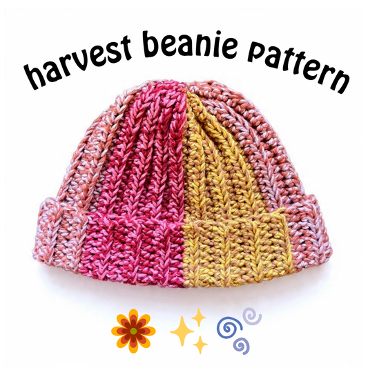 harvest beanie crochet pattern