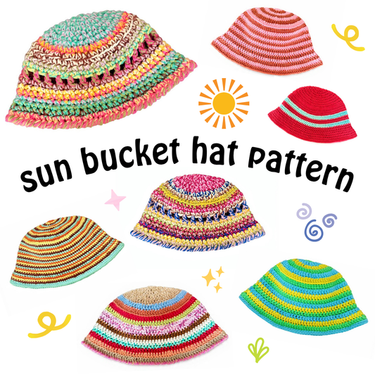 sun bucket hat crochet pattern